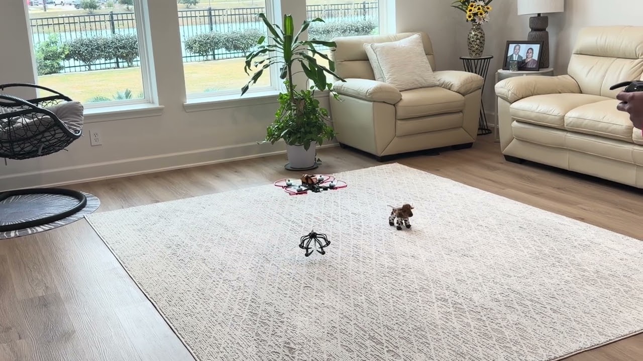 Drone flying 