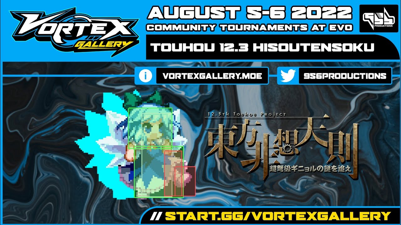 Touhou 12.3 Hisoutensoku @ Vortex Gallery 2022 - EVO 2022 Side Tournament!