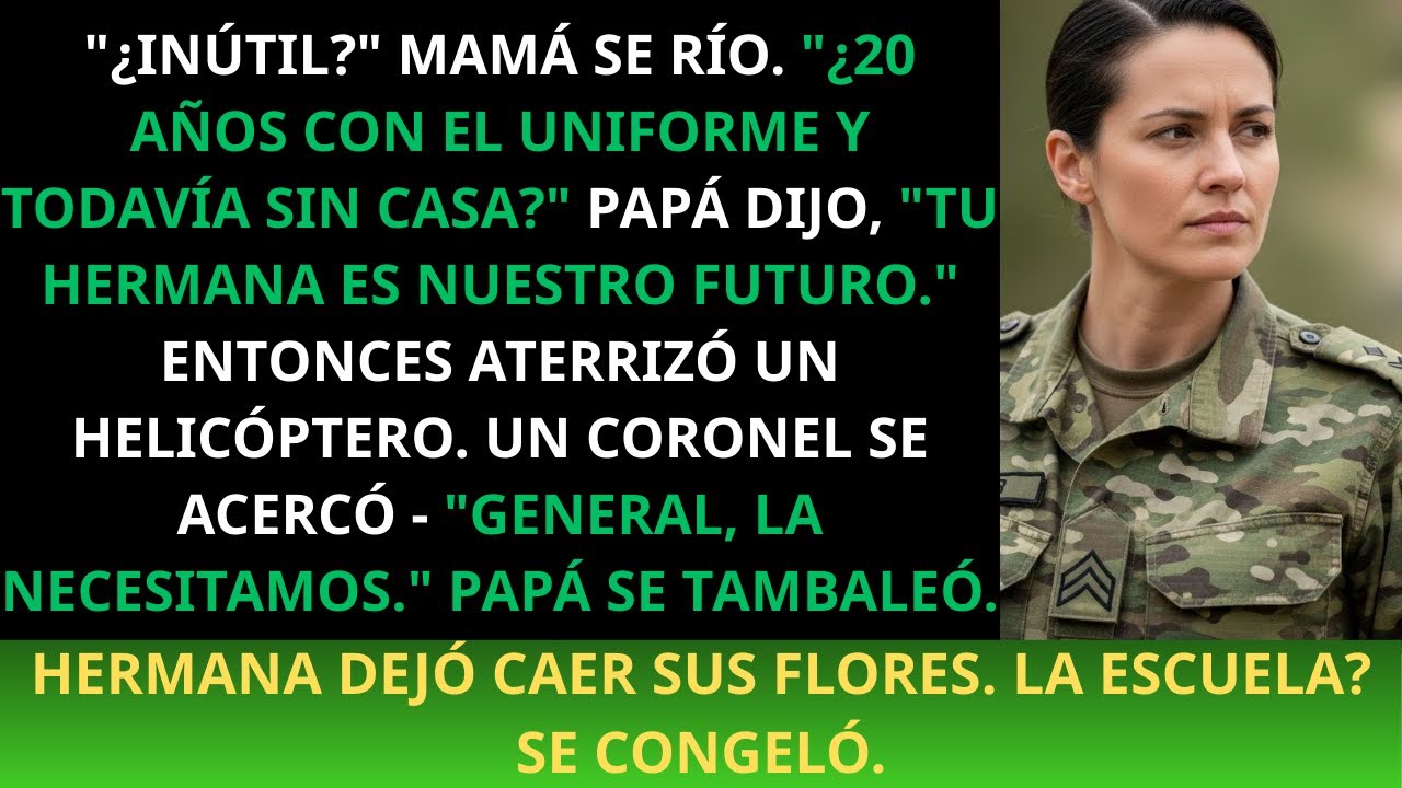 Mi Familia Me llama inútil   Luego el Helicóptero Aterrizó  Todos Quedaron Atónitos