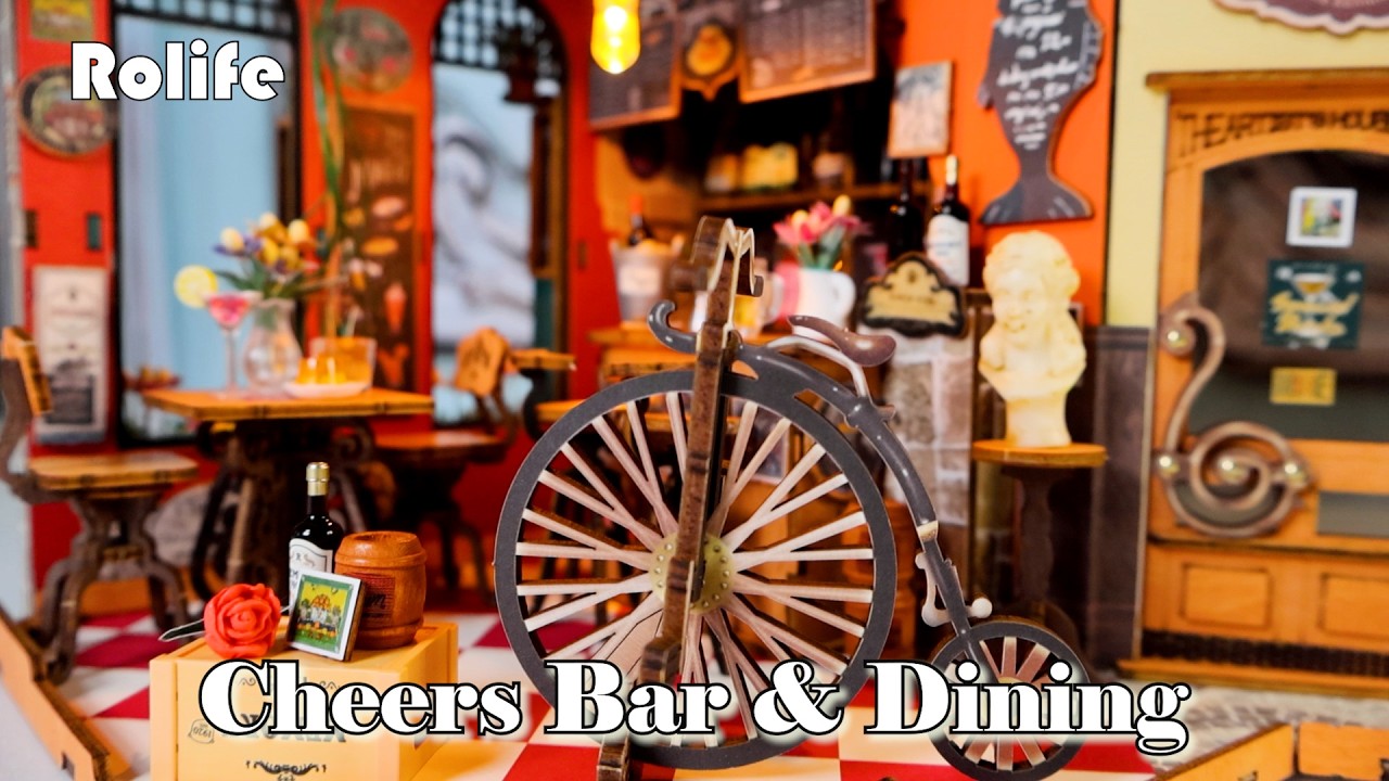 [Rolife] Cheers Bar & Dining l 치얼스 바와 다이닝 l DG173 DIY Miniature Dollhouse Kit l 미니어처miniature 쉽게 만들기