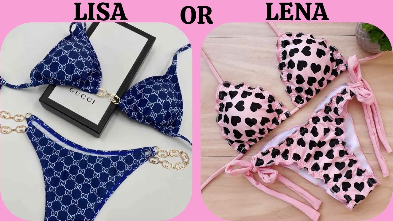 LISA OR LENA SUMMER OUTFITS/ SWIM WEAR🌸LISA AND LENA BIKNI🌸