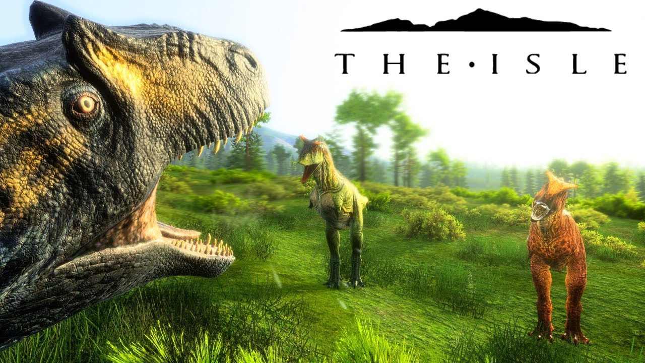 The Isle REALISM - ALLO BATTLES CARNO PACK FOR FOOD, UTAH AMBUSH & ALLO BABY SAVED ( Gameplay )