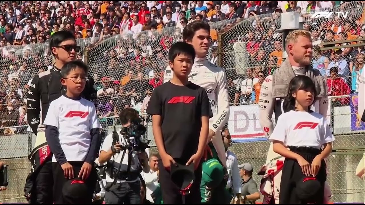 THE NATIONAL ANTHEM OF JAPAN - FORMULA 1 2023 JAPANESE GRAND PRIX