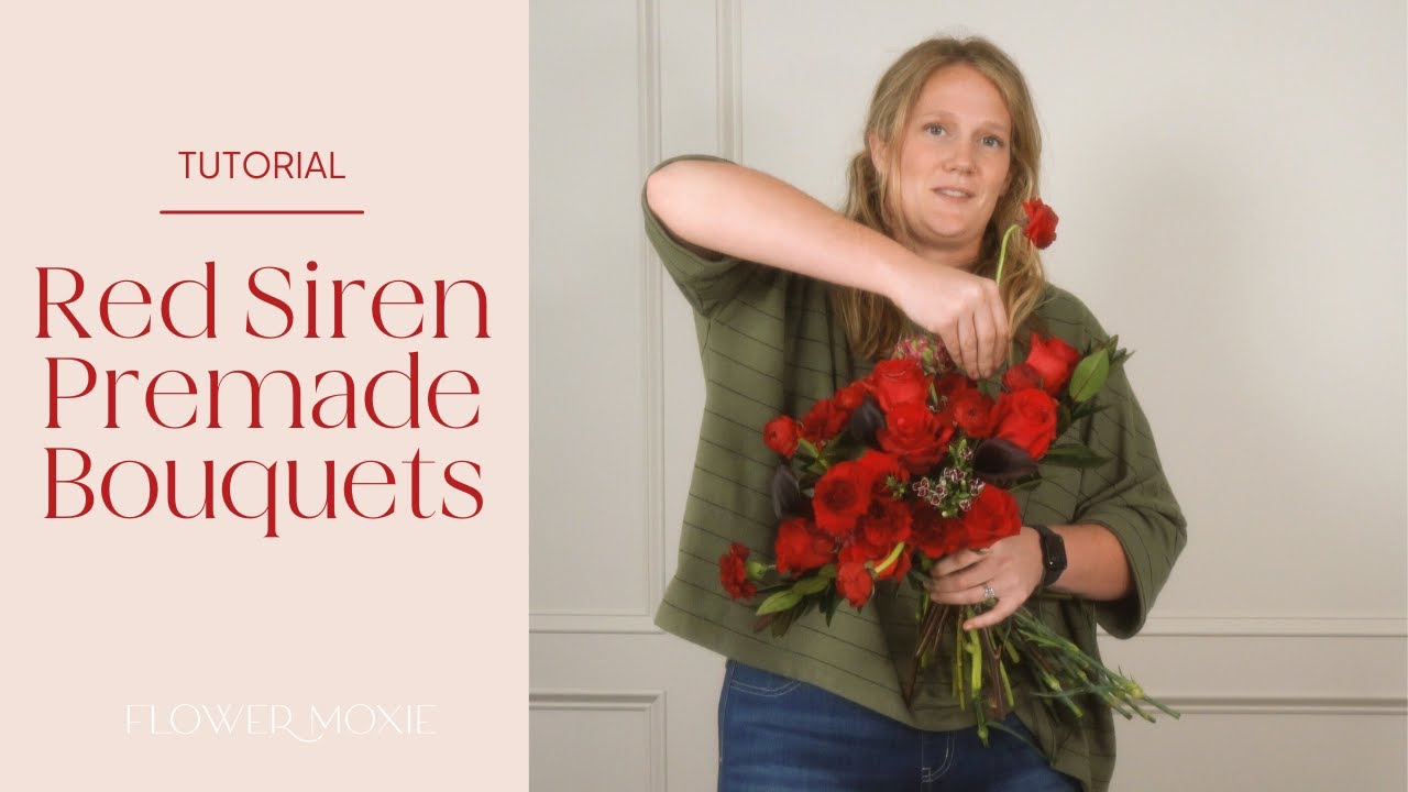 DIY Wedding Must-have: Red Siren Premade Wedding Bouquet