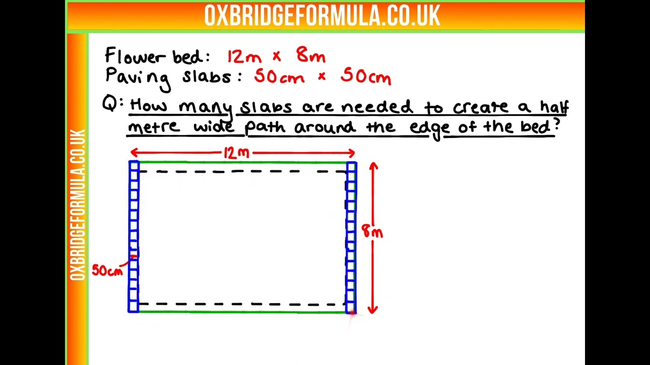 BMAT 2021 Section 1 - Q06 (PS) - Paving Slabs.mov - Worked Solution