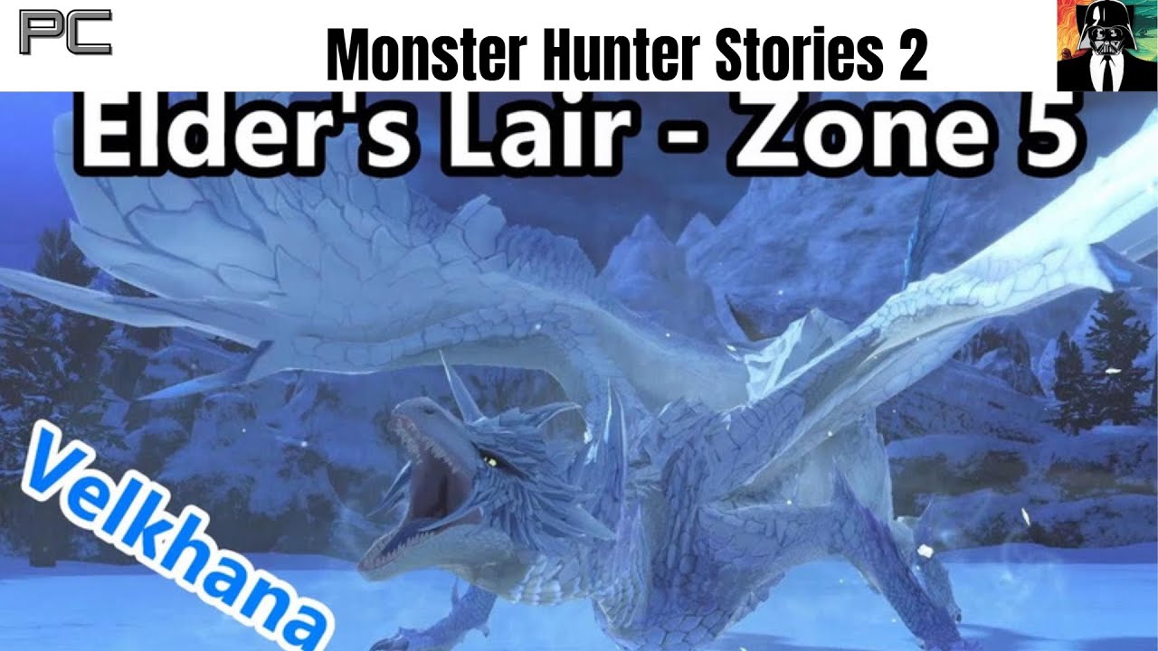 Monster Hunter Stories 2 - Matando Velkhana - Zona 5 Toca do Ancião