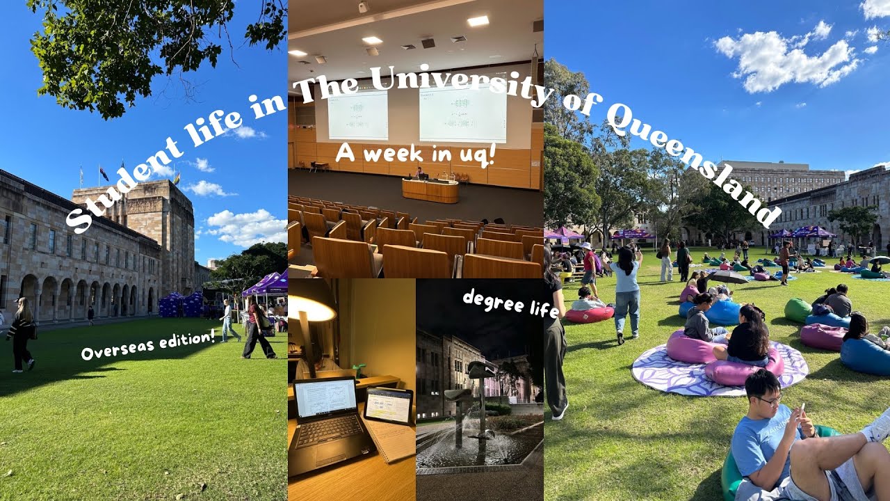 A week in my life at The University of Queensland!🌟🏫 | life before final📚 #unilife #studyoverseas