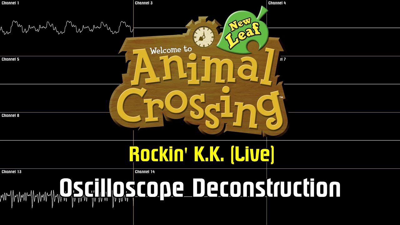 Animal Crossing New Leaf - Rockin' K.K. (Live) [Oscilloscope Deconstruction]