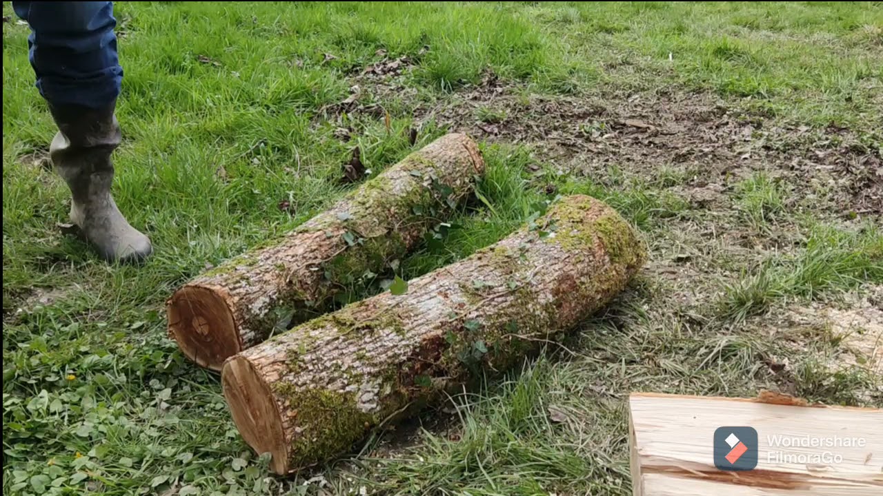 Comment fendre des bûches d'un mètre