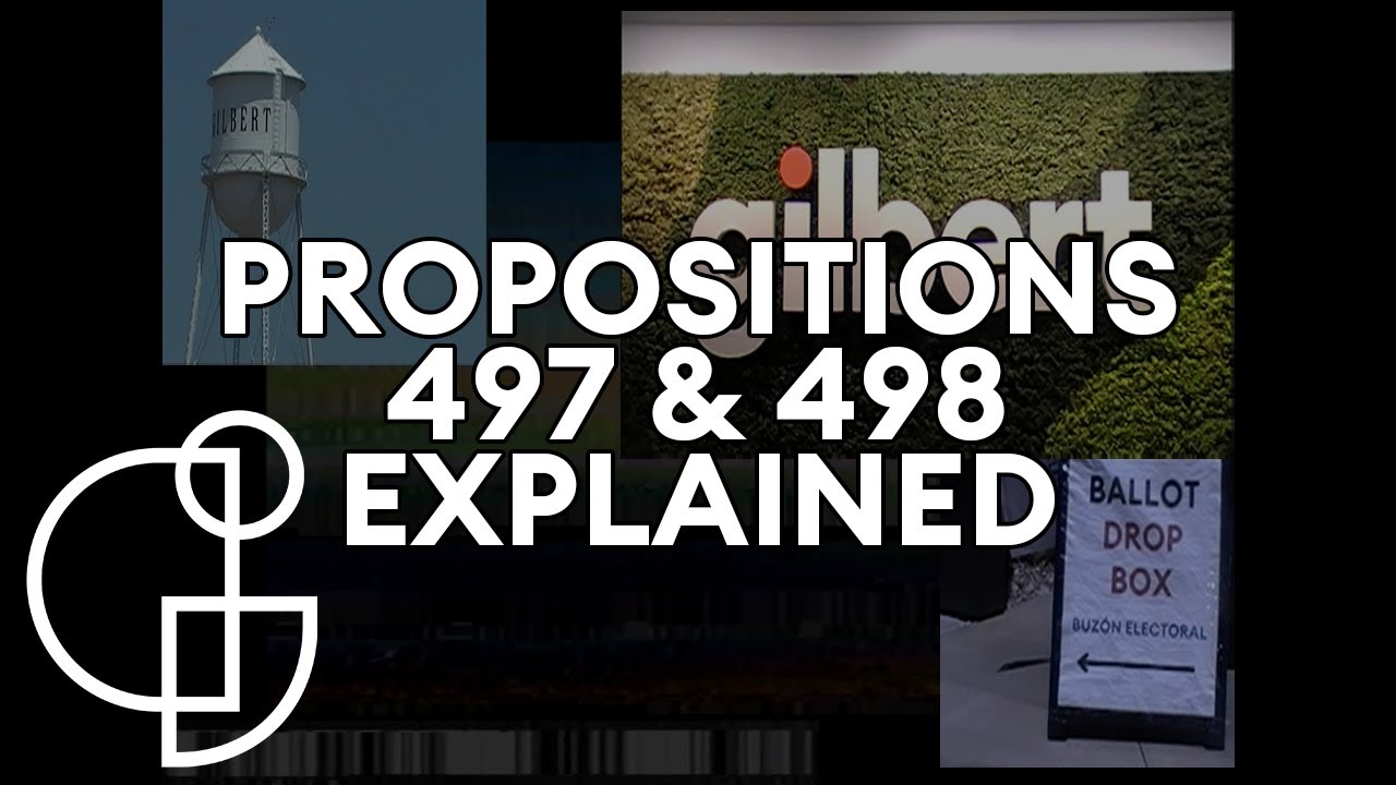Town of Gilbert Propositions 497 & 498 | A Quick Explanation