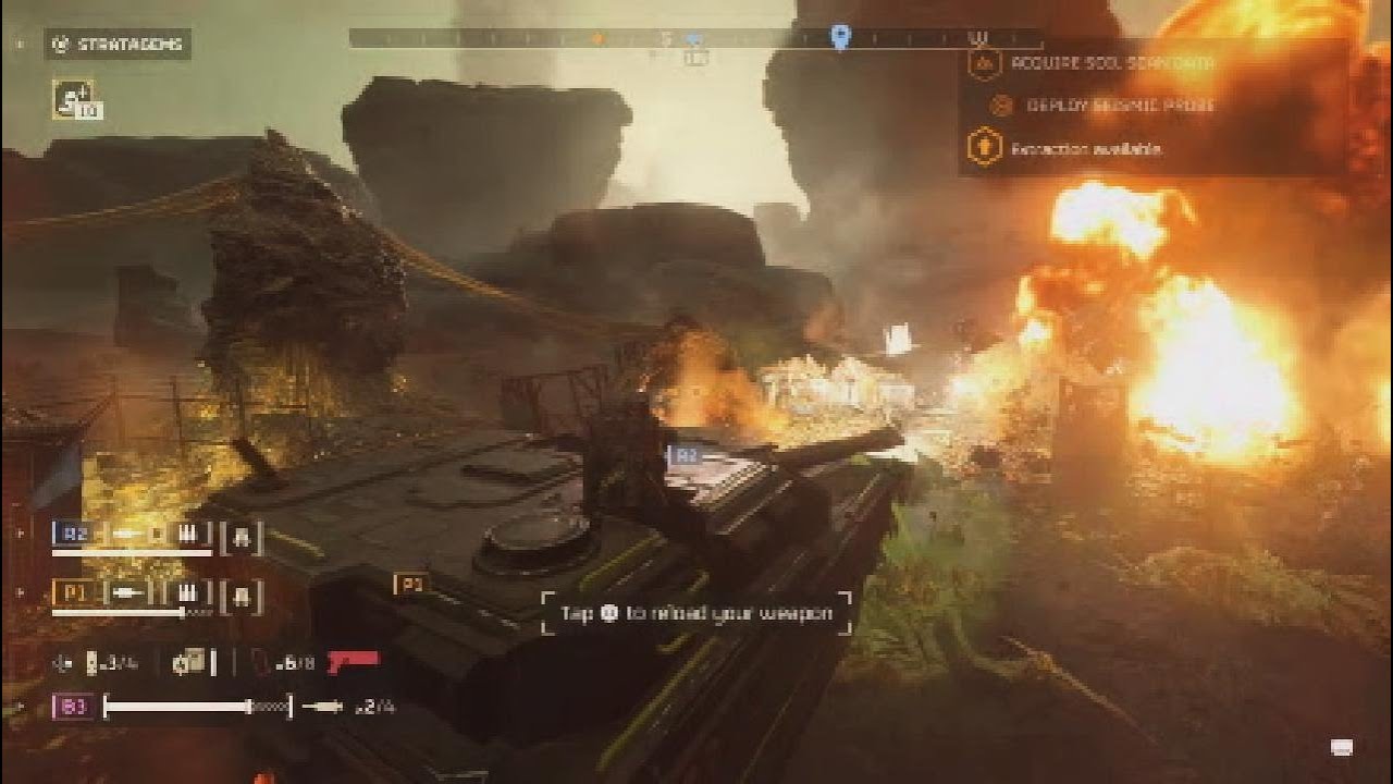 Tanks Are Now In Helldivers 2?!!-Termind Gameplay on Fori Prime