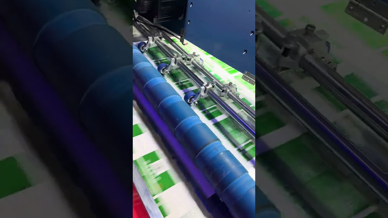 GMB high speed solvent glue and thermal film GL 1080 laminating machine with chain cutter