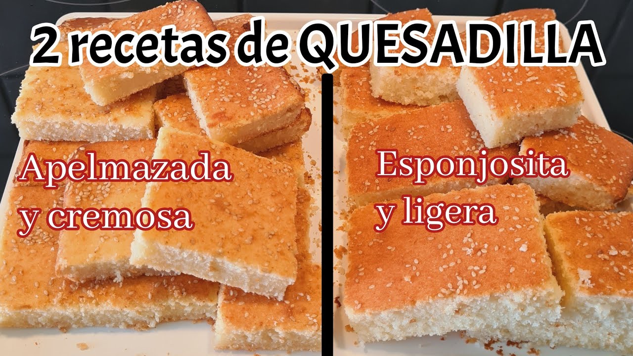 QUESADILLA SALVADOREÑA DE ARROZ 2 maneras de prepararla.