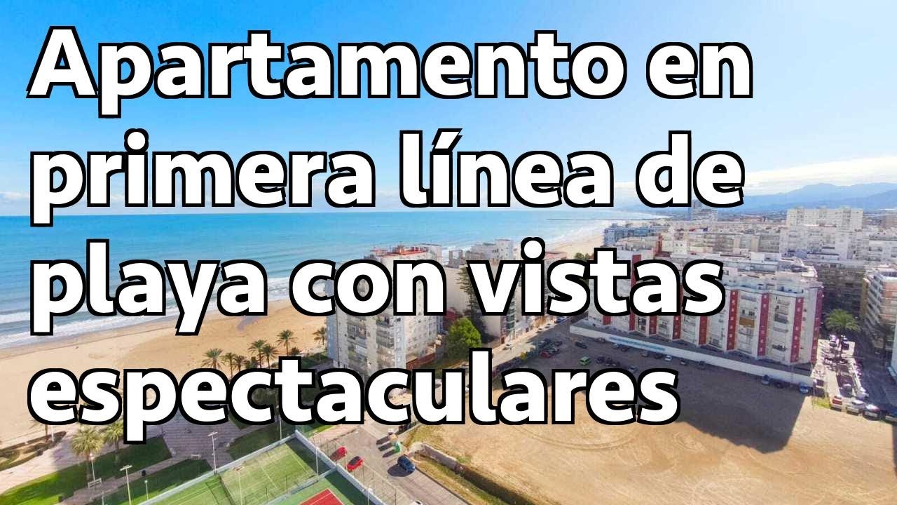 Apartamento en primera línea de la playa de Cullera con vistas espectaculares