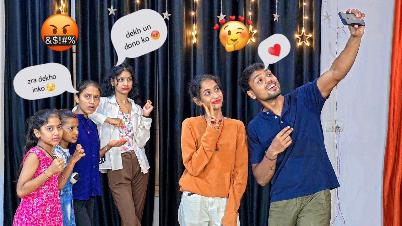 Jealousy Prank Kardia sari ladkiyon par 😡 ladne lag gye sab 😵