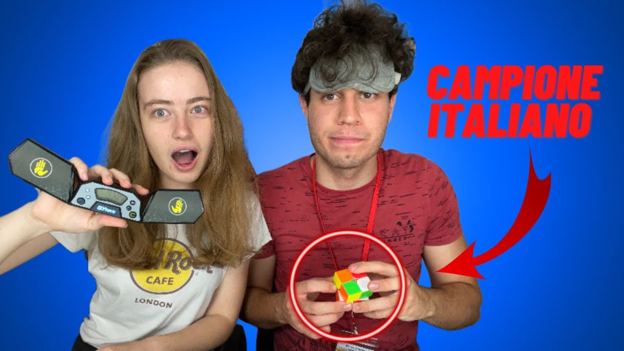 SFIDO IL CAMPIONE ITALIANO DI CUBO DI RUBIK 2x2!