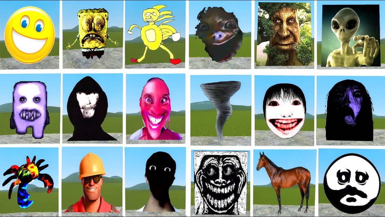 All Full Nico's Nextbot Nextbots, Obunga Netbot New Update In Garry's Mod \ Gmod \ 2K