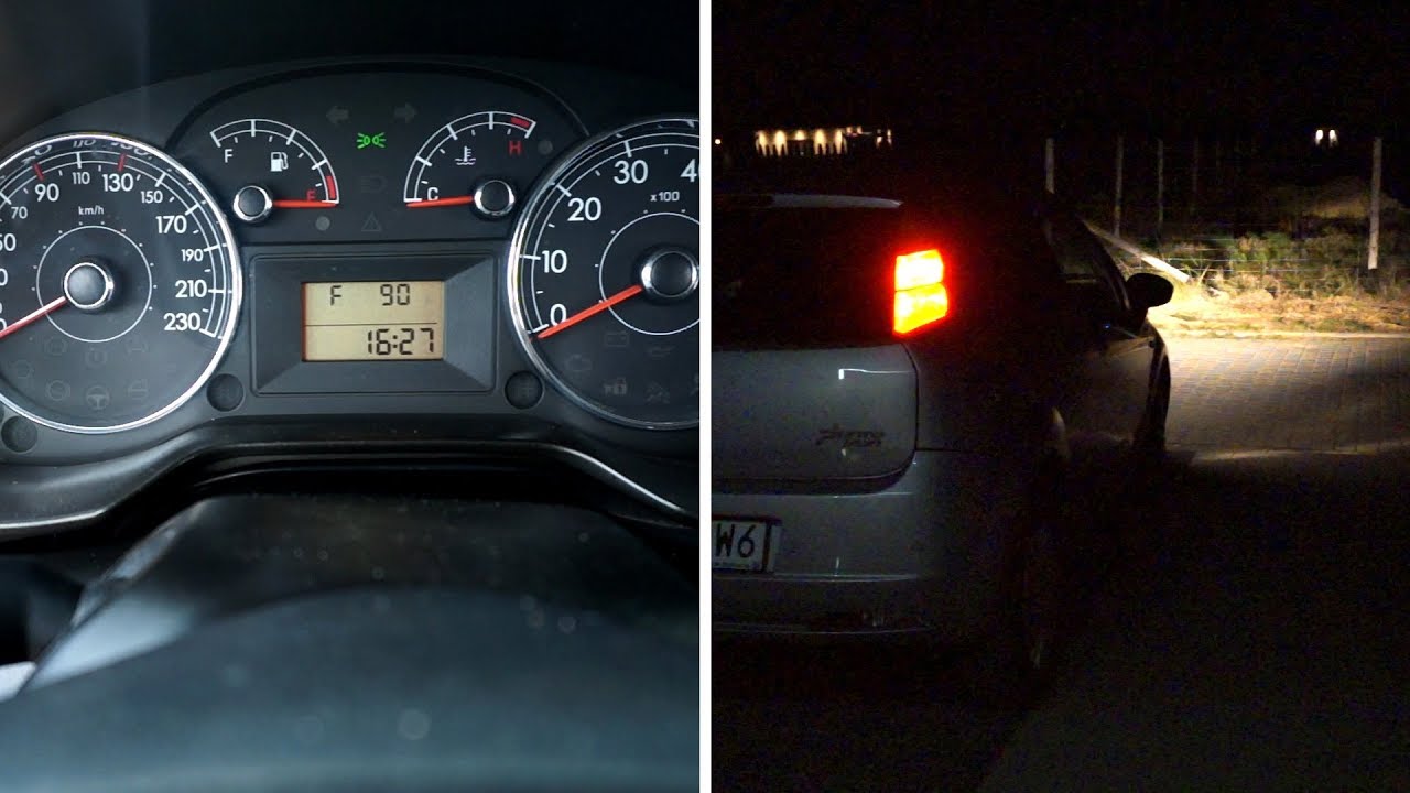 Fiat Grande Punto coming home lights