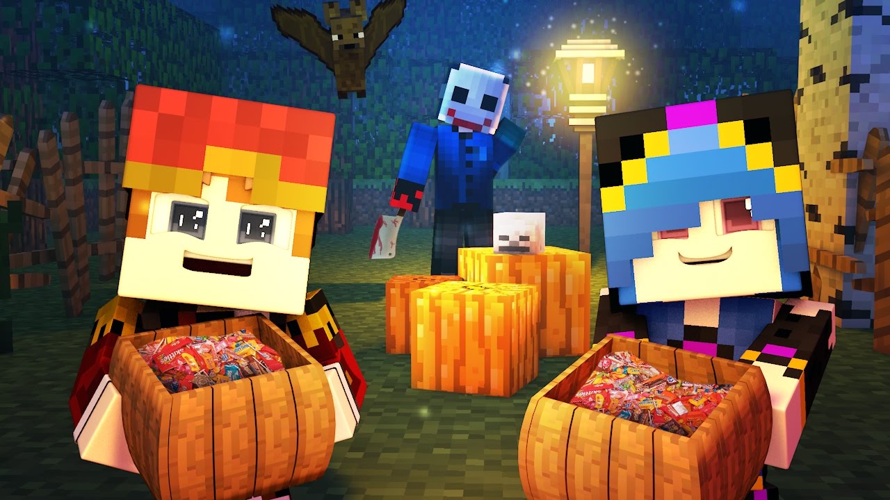 HALLOWEEN TRICK OR TREAT MURDER! | Minecraft Murder Mystery