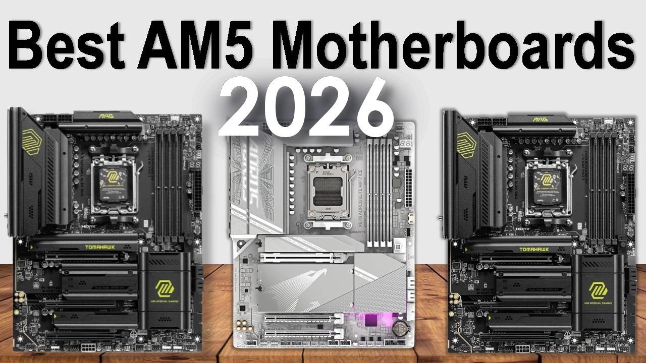 TOP 5 Best AM5 Motherboards [2026]