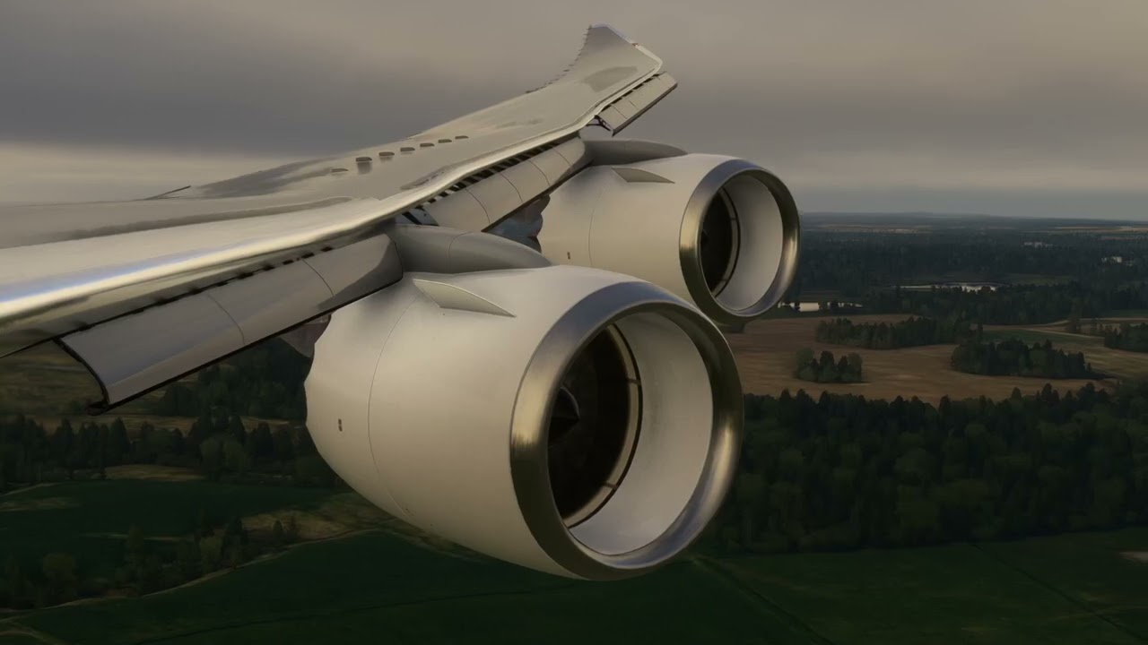 UPS BOEING 747-8 FULL APPROACH AND LANDING INTO MANCHESTER AIRPORT | MICROSOFT FLIGHT SIMULATOR 2020