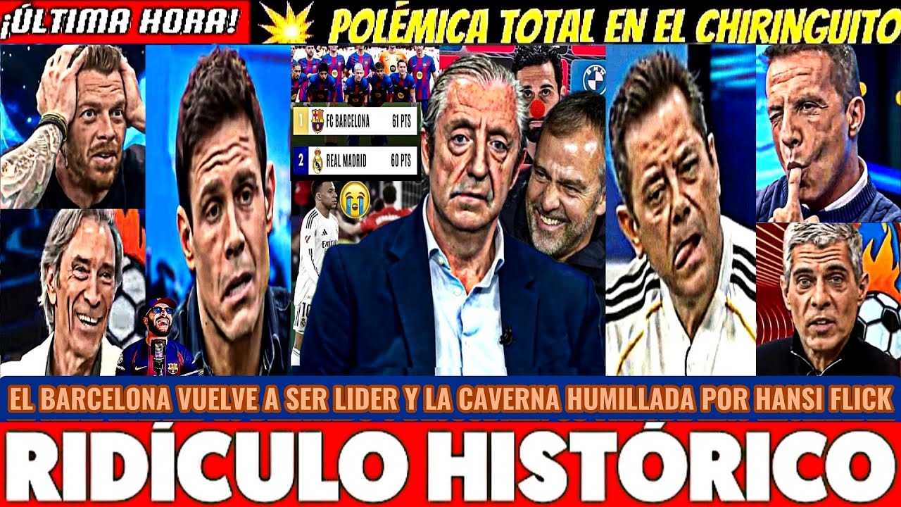🚨¡RETRATADOS! EL BARCELONA VUELVE A SER LIDER HUMILLAN A REAL MADRID ARBELOA KO Y EL CHIRINGUITO HOY