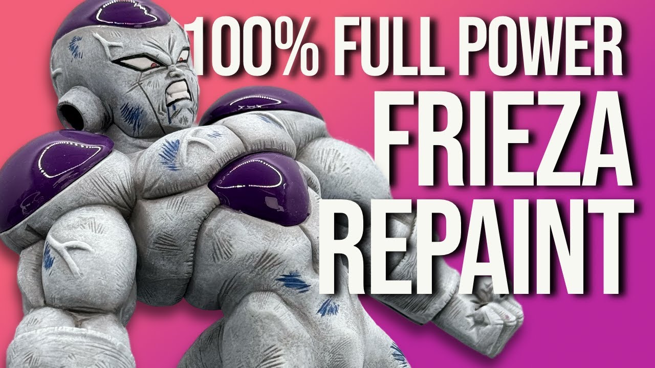 Bringing FRIEZA to FULL POWER with this REPAINT!!! Custom Dragon Ball Z Figure!