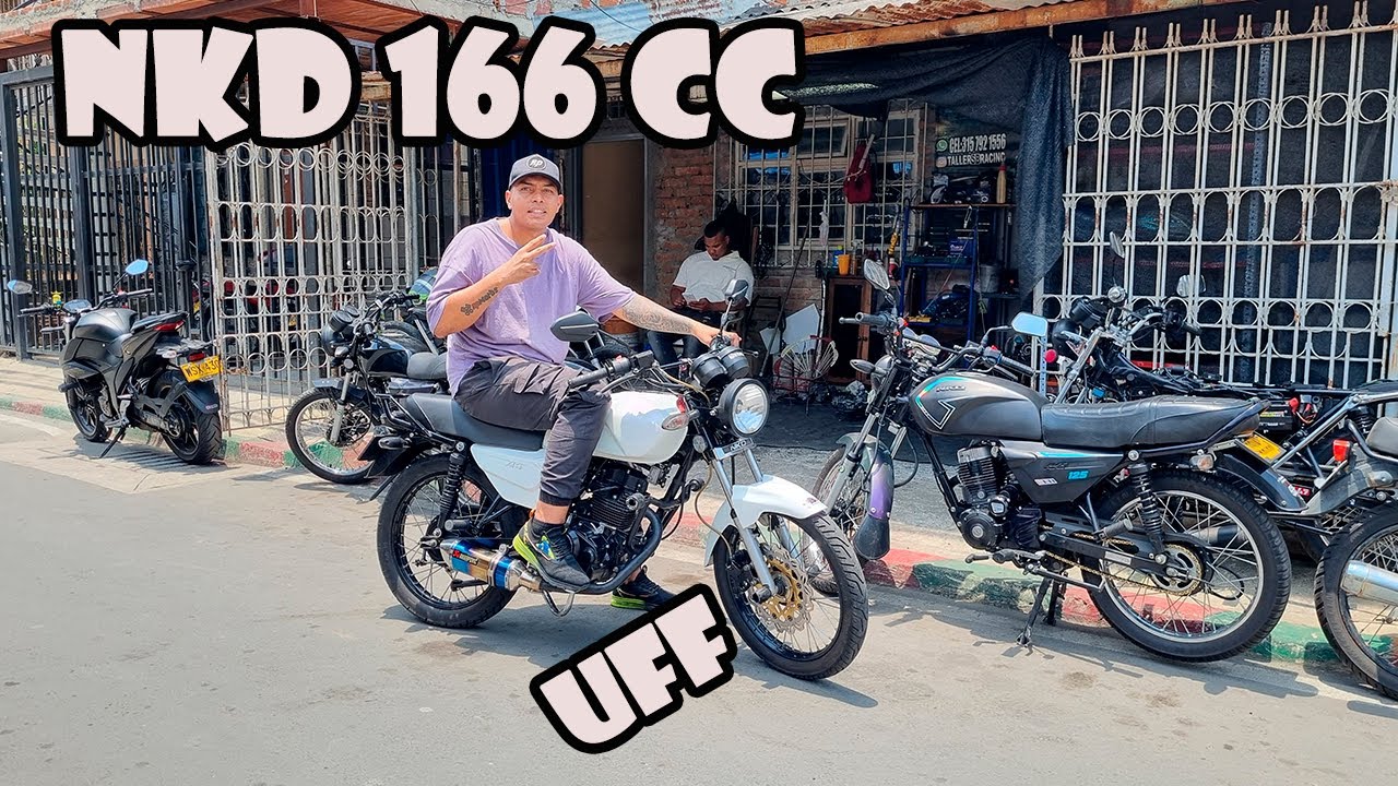 AKT NKD 125 Modificada al 166cc el Terror de las Ns200🤣