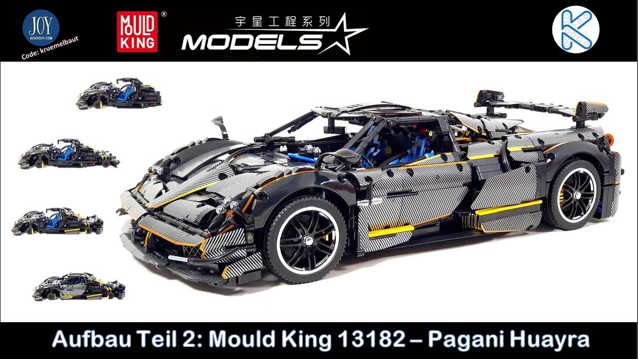 Aufbau Teil 2: Mould King 13182 - Pagani Huayra BC