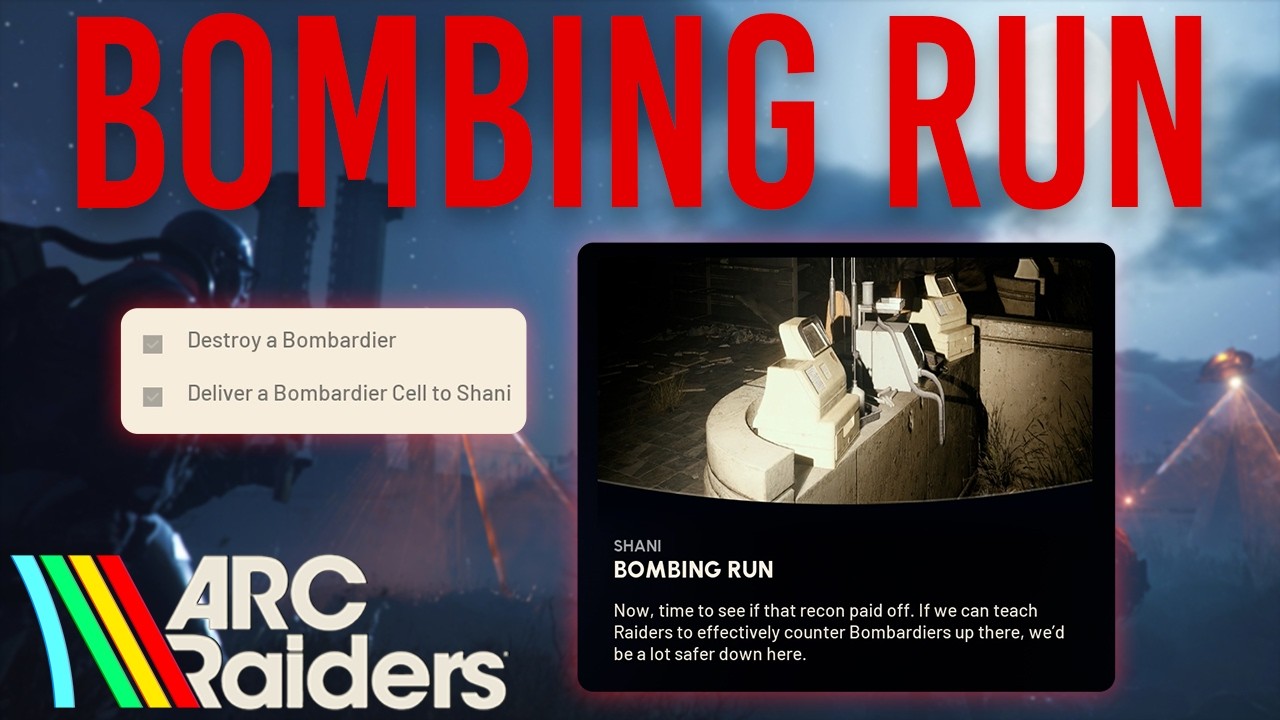 BOMBING RUN EASY SOLO QUEST COMPLETION GUIDE | Arc Raiders