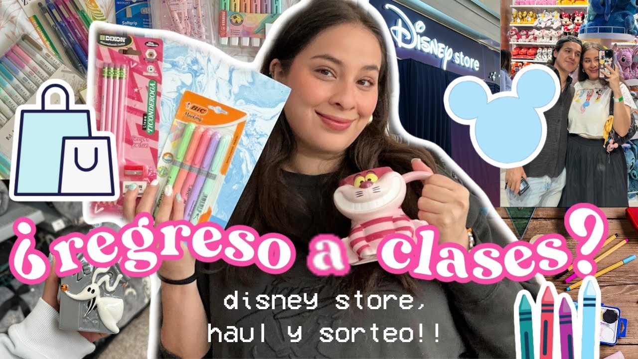Vlog: Regreso a clases! Fuimos a la primer Disney Store en México! + Haul!