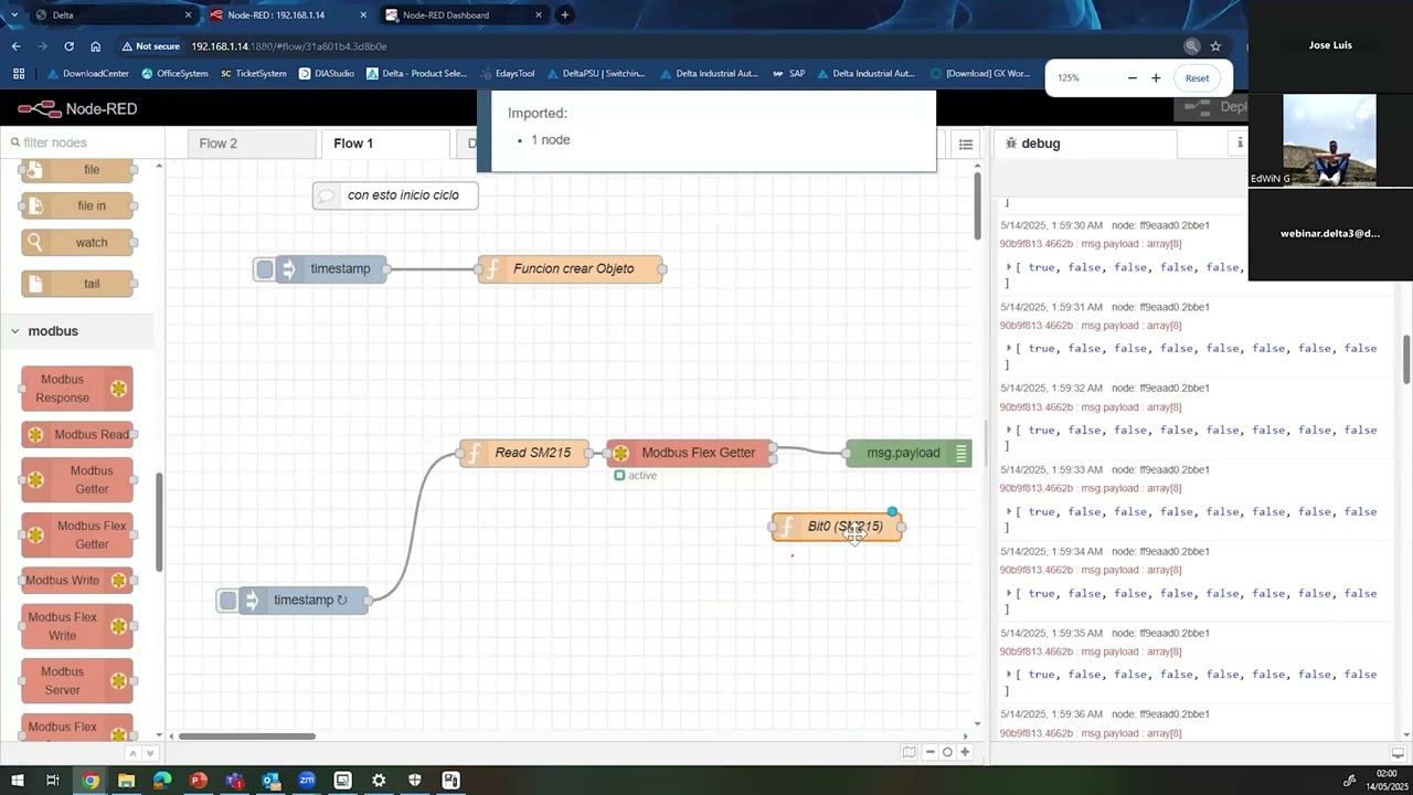 AS-FFTP01 con Integración en Node-RED | Online training ES