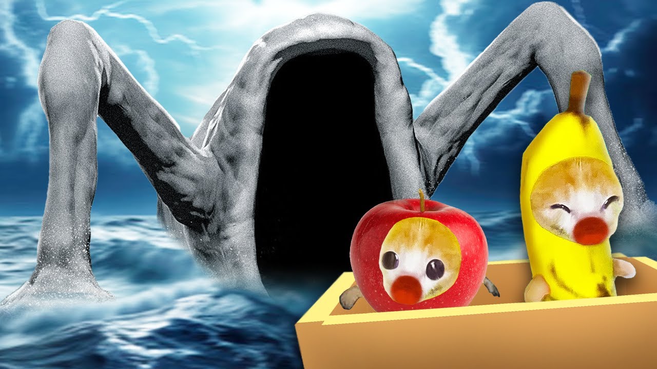 Deep Ocean Horror: Banana Cat&rsquo;s Facing the Sea Eater Monster!🐱Banana Cat Compilation | Cat MEME