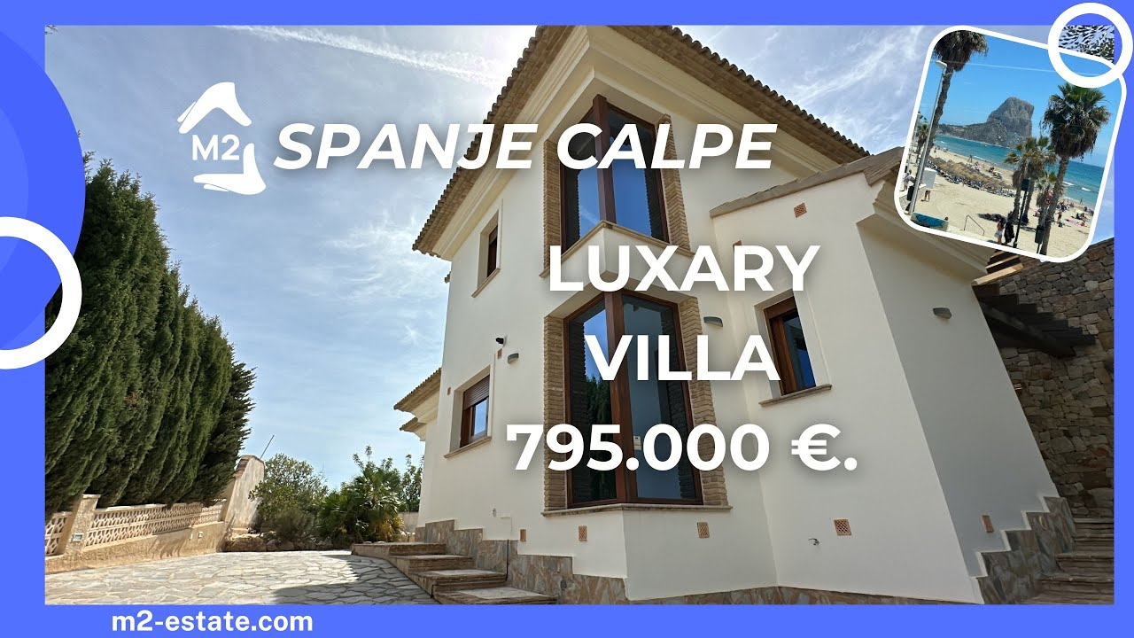 Brand New Modern Luxury Villa in Calpe, Spain. Villa Tour  What does € 795.000 get you in Calpe