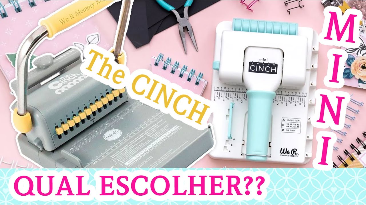 COMPARANDO ENCADERNADORAS THE CINCH X MINI CINCH