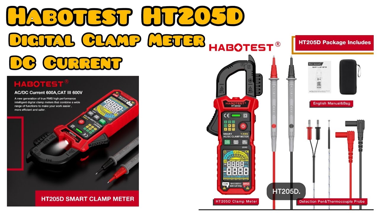 HABOTEST HT205D Digital Clamp Meter