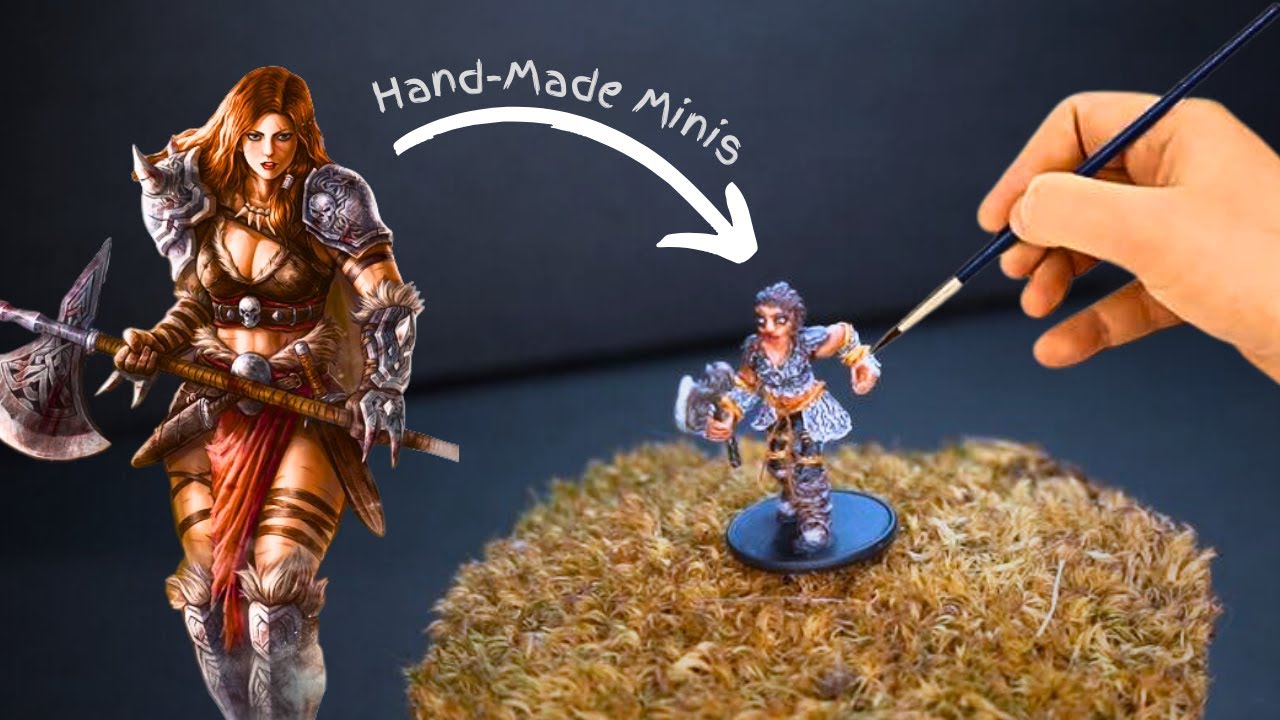 How to Sculpt a Barbarian Miniature for D&D/TTRPGs! Hand-Crafting Miniatures from Scratch