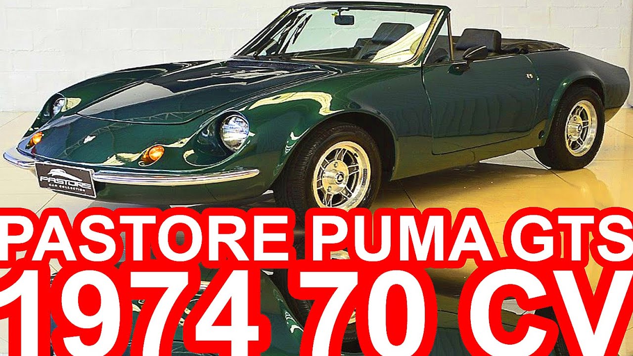 PASTORE Puma GTS 1974 Verde MT4 RWD 1.6 Volkswagen 70 cv 12,3 mkgf 154 kmh 0-100 kmh 15,1 s #Puma