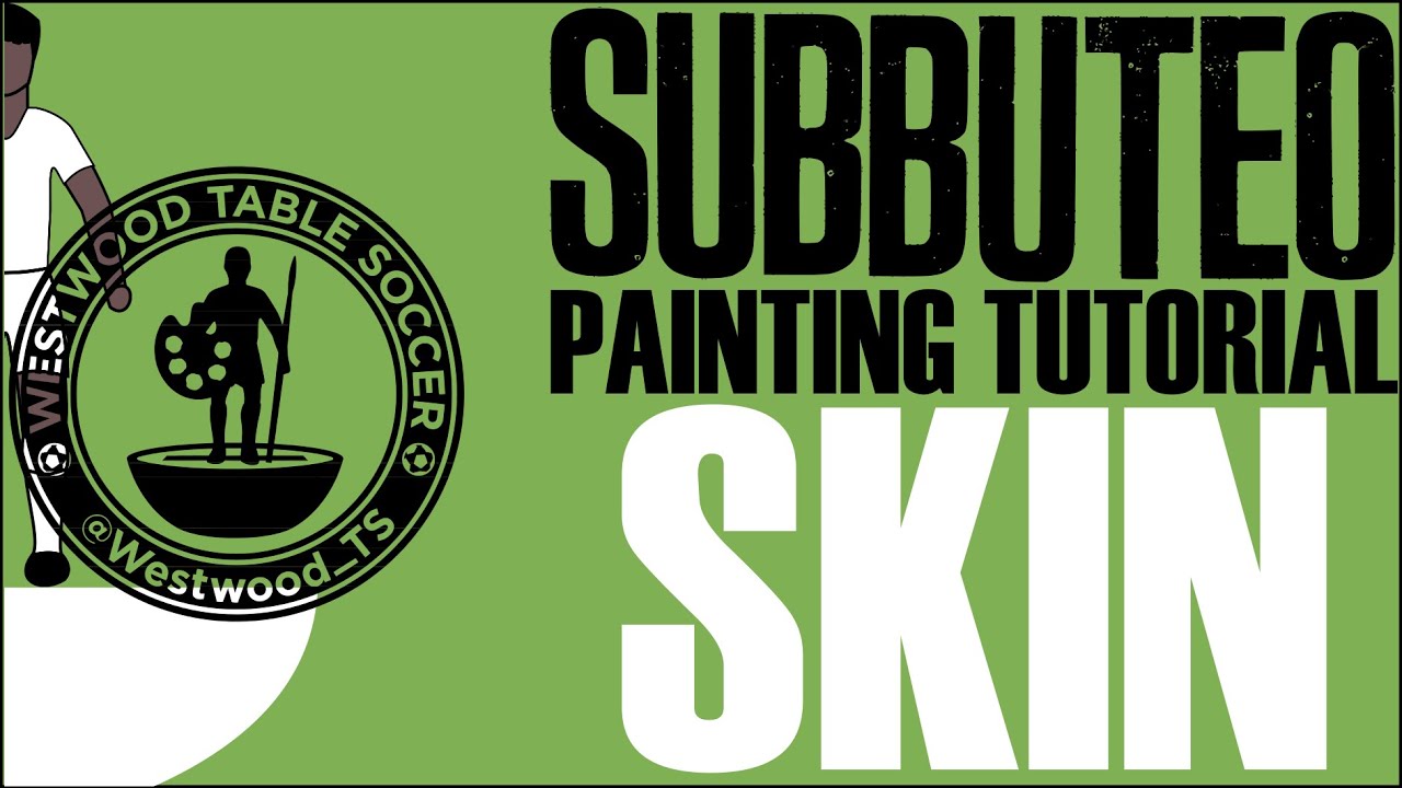 Subbuteo Painting Tutorial - Painting Skin Tones onto Subbuteo Figures - Westwood Table Soccer