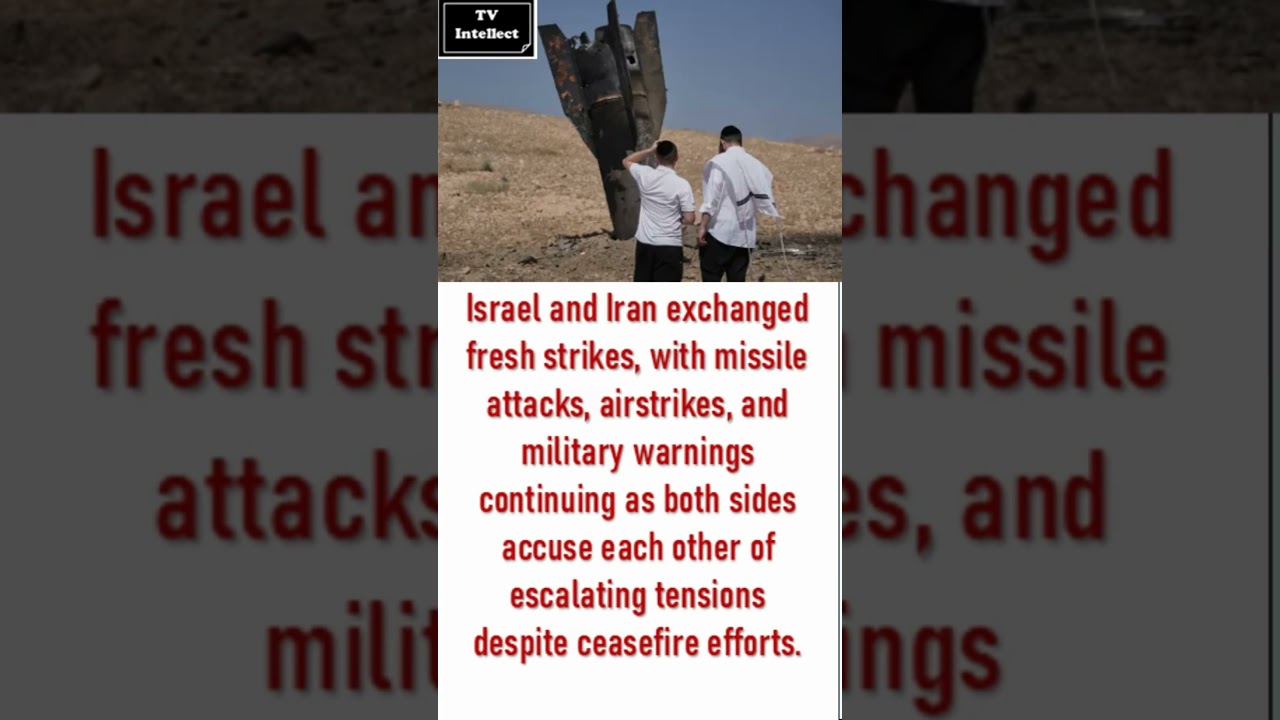 Iran-Israel War Escalates! Missiles Fly | Trump Pushes Emergency Ceasefire Deal | Middle East Crisis