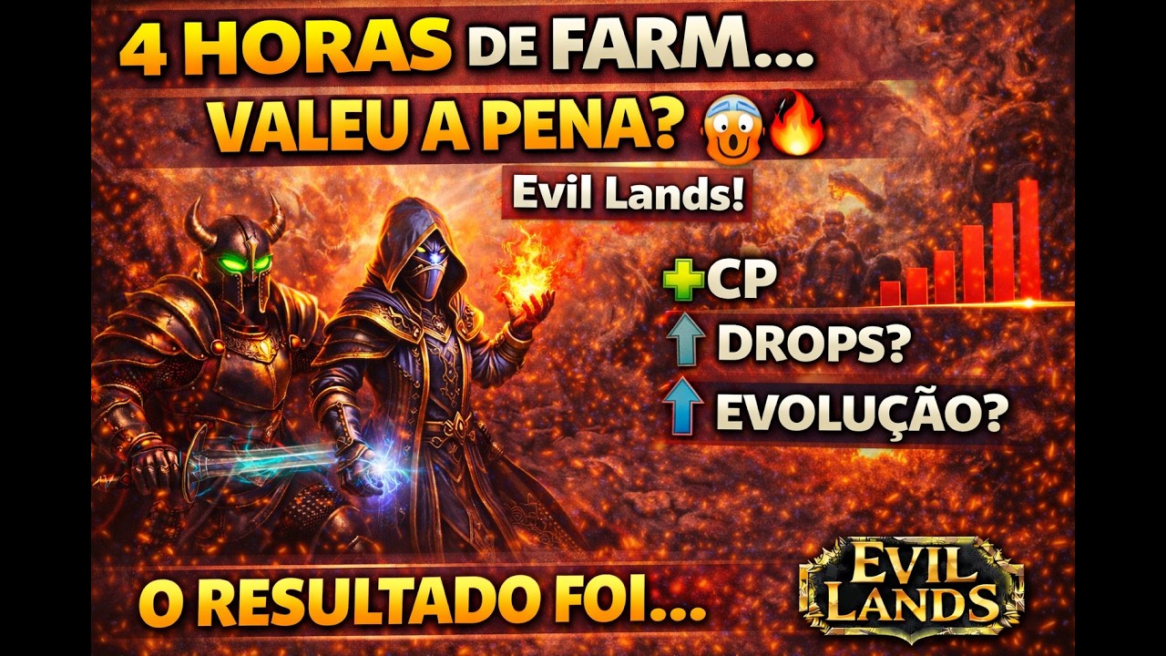 Farm de 4h com guerreiro e Mago #Evil Lands