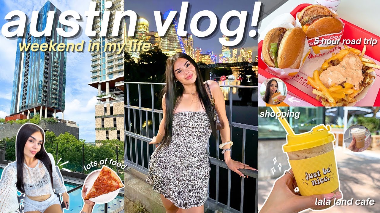 Weekendowy vlog z Austin: najlepsze kawiarnie, zwiedzanie miasta, jedzenie i wycieczka samochodowa!