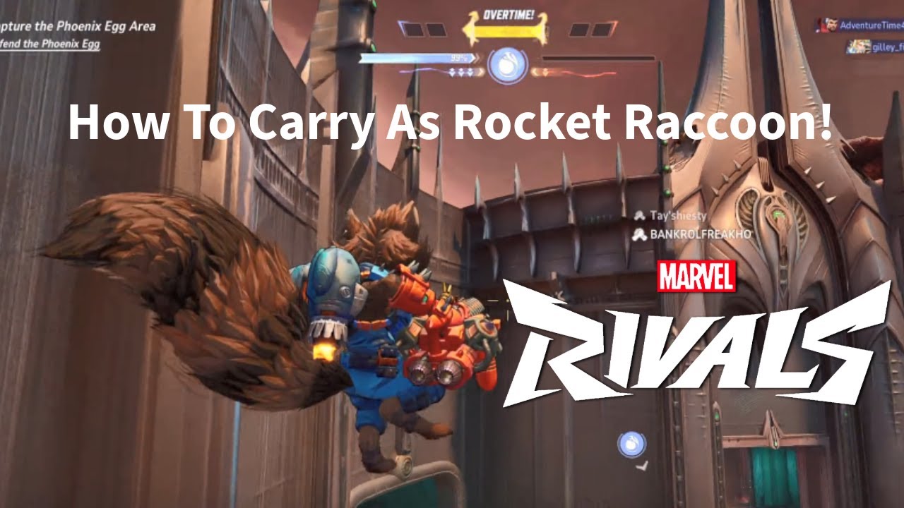 Как я играл за Ракету в Marvel Rivals