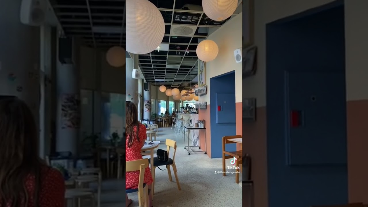 Testing out Kafeteria August in Oslo, Norway☕️ #shorts #cafevlog #kafeteriaaugust #oslo #norway
