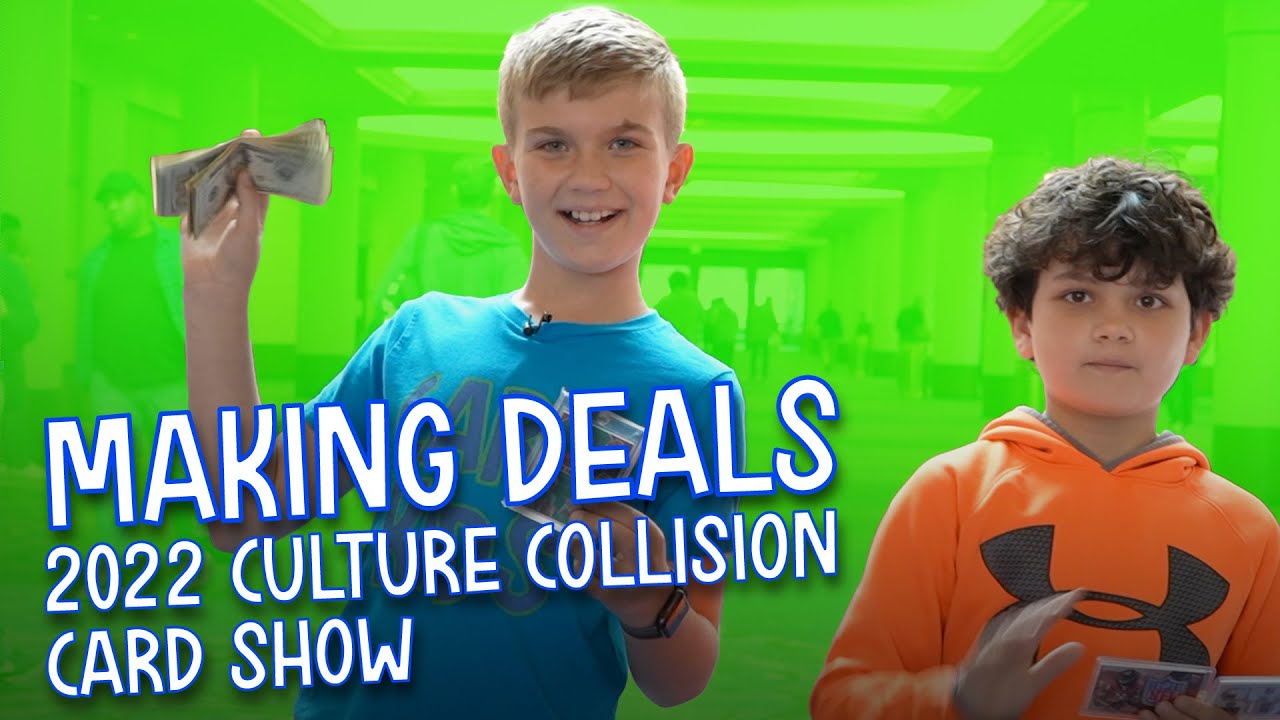 Покупка и продажа на выставке открыток Culture Collision Card Show 2022