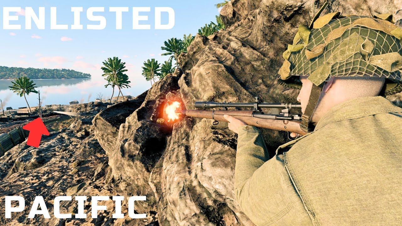 Enlisted gameplay: Pacific War - Guadalcanal Coast West | Энлистед: Битва за Тихий океан