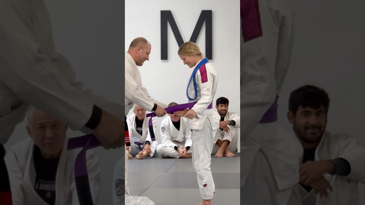 I got my purple belt in jiu jitsu! 💜💜💜🖤💜