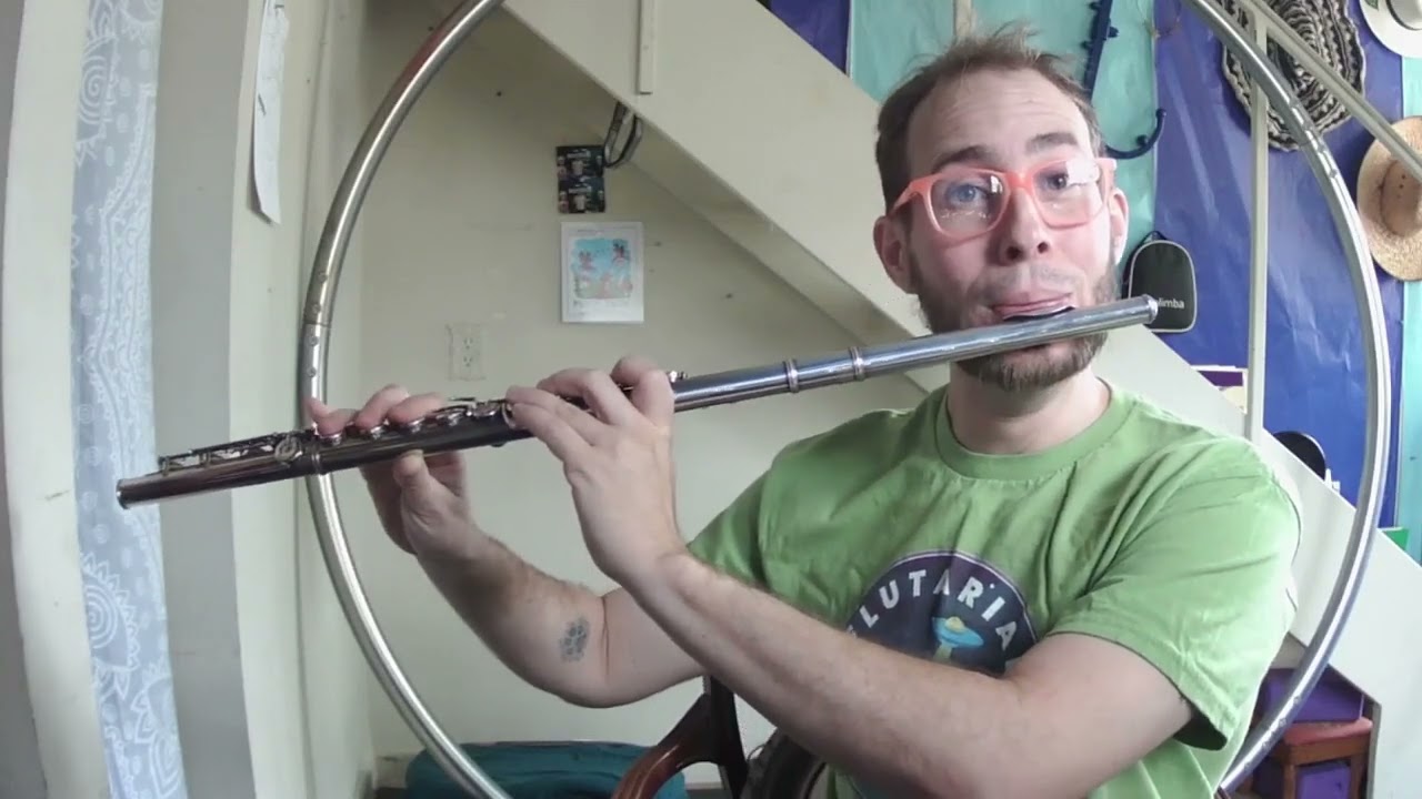 Unaccompanied flute improv in Bb major!
