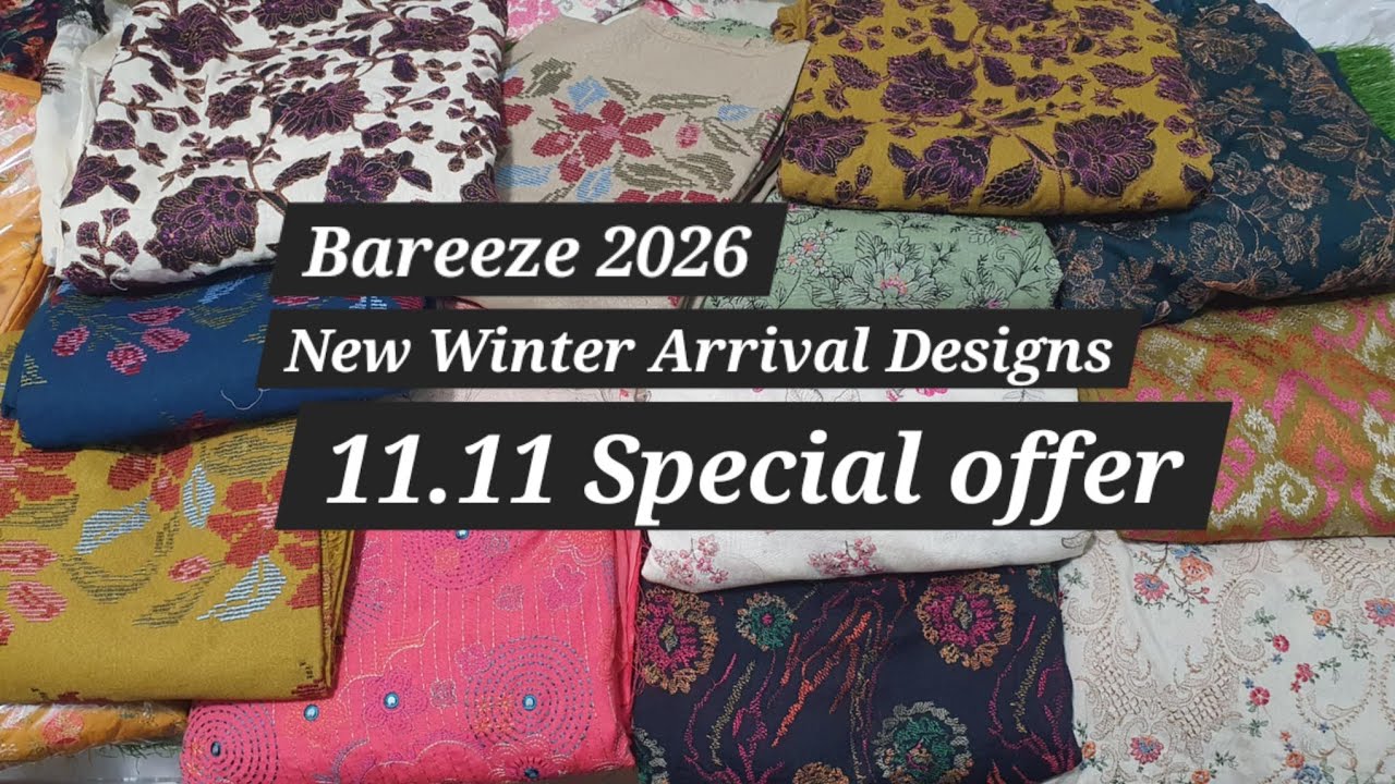 Новые зимние платья Bareeze 2026 года
