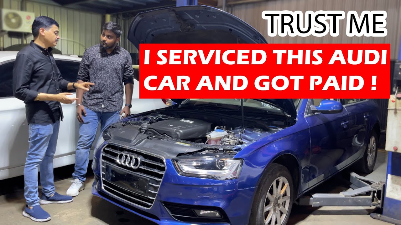 I SERVICED This AUDI Car in 60 Mins & They PAID ME ₹10,000 Cash !!😮 KARSENZ